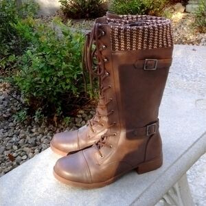 Route 66 zip up boots vegan leather size 9 Gorpcore